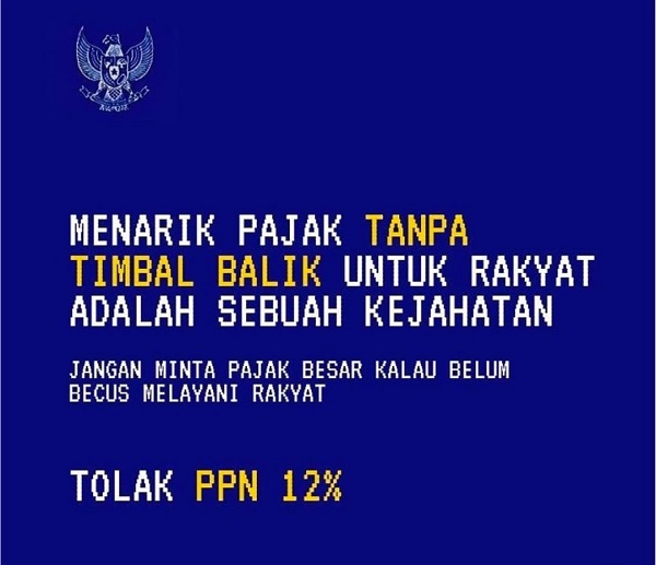 9 Alasan Garuda Biru Menolak PPN 12% : Ekonomi Okezone