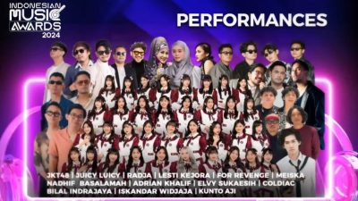 Lesti Kejora, Juicy Luicy, dan Nadhif Basalamah Berkiprah di Malam Terakhir Indonesian Music Awards 2024