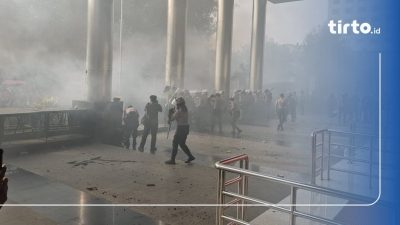 Demo Dicemari Tindakan Vandalisme, KPK Menyuarakan Adanya Konsekuensi Hukuman