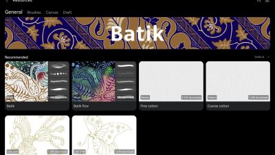 HUAWEI GoPaint: Menyelaraskan Warisan Seni Batik ke Era Digital