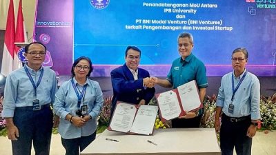 BNI Ventures Berkolaborasi dengan IPB untuk Mengembangkan Ekosistem Startup: Okezone Ekonomi