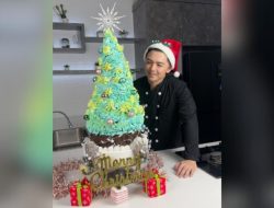 Nicky Tirta Membuat Kue Pohon Natal Mewah, Netizen: Rugi Jika Dikonsumsi : Okezone Selebriti