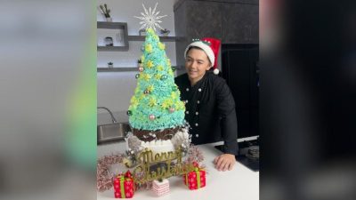 Nicky Tirta Membuat Kue Pohon Natal Mewah, Netizen: Rugi Jika Dikonsumsi : Okezone Selebriti