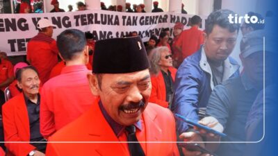 PDIP Solo Menggelar Aksi Darah Cap Jempol, Mendukung Mega sebagai Ketua Umum