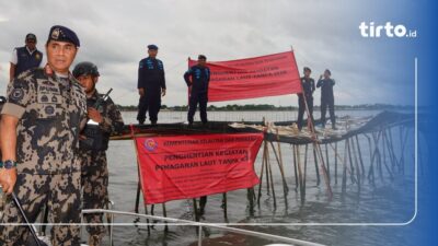 KKP Menghentikan Kegiatan Pemagaran Laut Hingga Jarak 30 KM di Tangerang