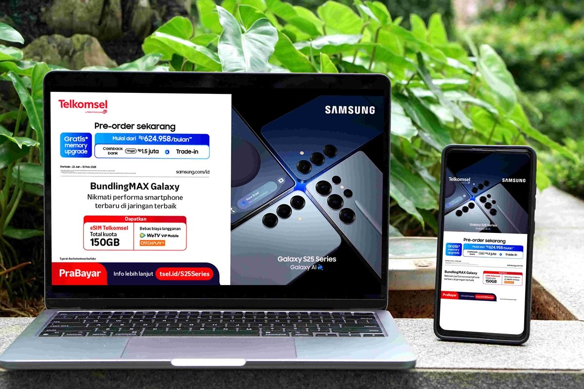 Pesan Paket Telkomsel BundlingMAX Samsung Galaxy S25, Dapatkan Kuota 150GB : Okezone Techno