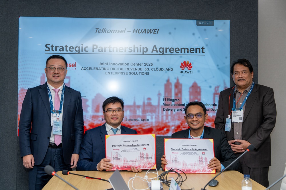 Telkomsel Berkolaborasi dengan Huawei di MWC 2025 untuk Dorong Inovasi dan Talenta Digital